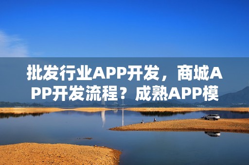批发行业APP开发，商城APP开发流程？成熟APP模板直接使用