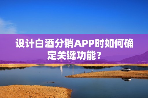 设计白酒分销APP时如何确定关键功能？