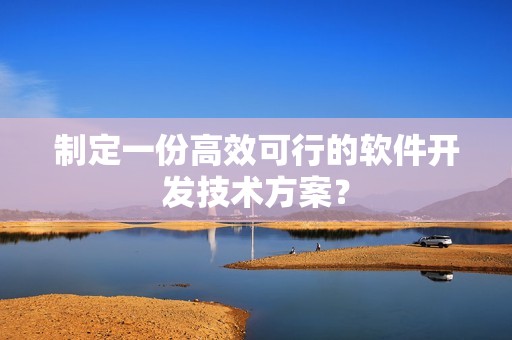 制定一份高效可行的软件开发技术方案？