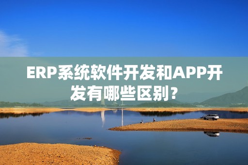 ERP系统软件开发和APP开发有哪些区别？