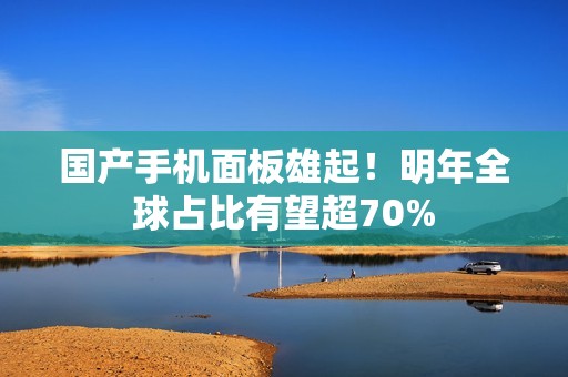 国产手机面板雄起！明年全球占比有望超70%