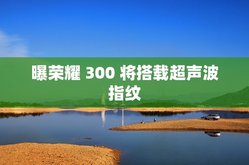 曝荣耀 300 将搭载超声波指纹