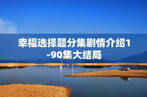幸福选择题分集剧情介绍1-90集大结局