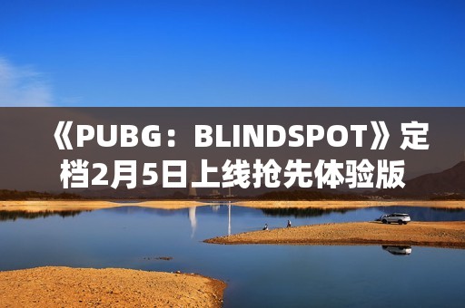 《PUBG：BLINDSPOT》定档2月5日上线抢先体验版