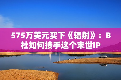 575万美元买下《辐射》：B社如何接手这个末世IP