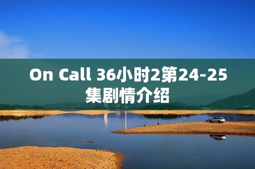 On Call 36小时2第24-25集剧情介绍