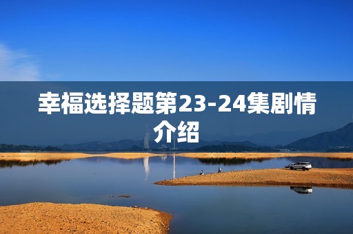 幸福选择题第23-24集剧情介绍