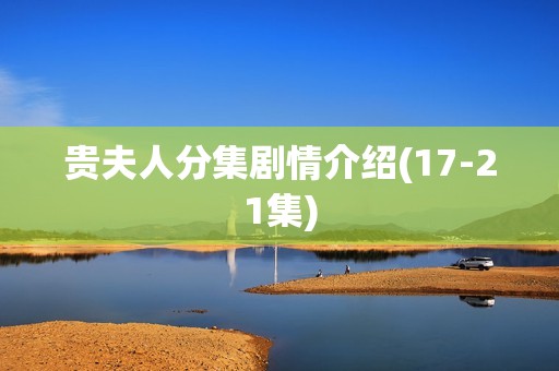 贵夫人分集剧情介绍(17-21集)