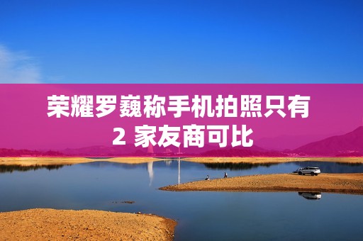 荣耀罗巍称手机拍照只有 2 家友商可比