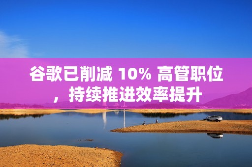 谷歌已削减 10% 高管职位，持续推进效率提升