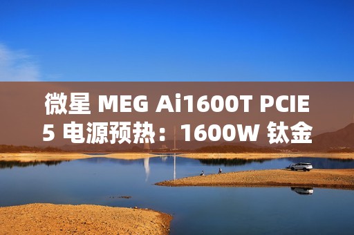 微星 MEG Ai1600T PCIE5 电源预热：1600W 钛金认证，支持 RGB 灯效