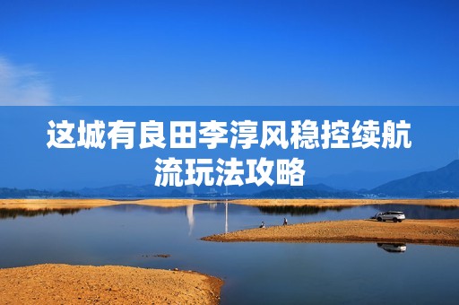 这城有良田李淳风稳控续航流玩法攻略