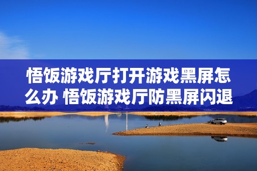 悟饭游戏厅打开游戏黑屏怎么办 悟饭游戏厅防黑屏闪退设置方法【教程】