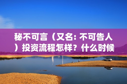 秘不可言（又名: 不可告人）投资流程怎样？什么时候上映？值得投资吗？(秘不可言是成语吗)
