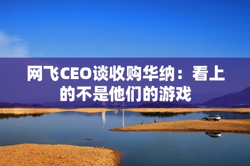 网飞CEO谈收购华纳：看上的不是他们的游戏