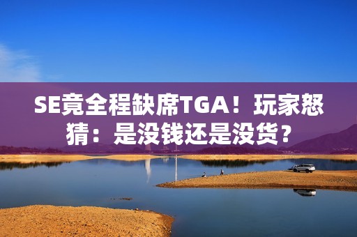 SE竟全程缺席TGA！玩家怒猜：是没钱还是没货？