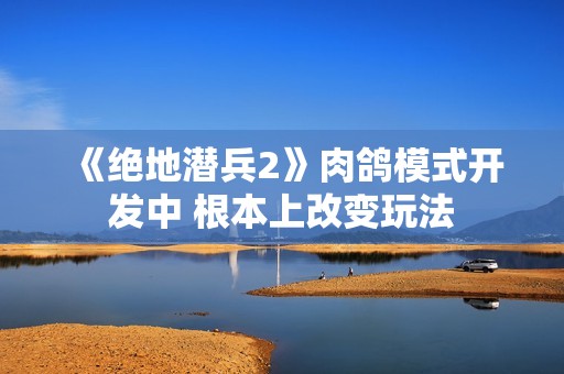 《绝地潜兵2》肉鸽模式开发中 根本上改变玩法