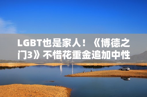 LGBT也是家人！《博德之门3》不惜花重金追加中性代词