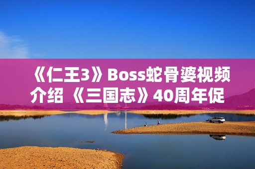 《仁王3》Boss蛇骨婆视频介绍 《三国志》40周年促销开启