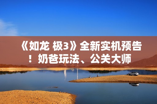 《如龙 极3》全新实机预告！奶爸玩法、公关大师