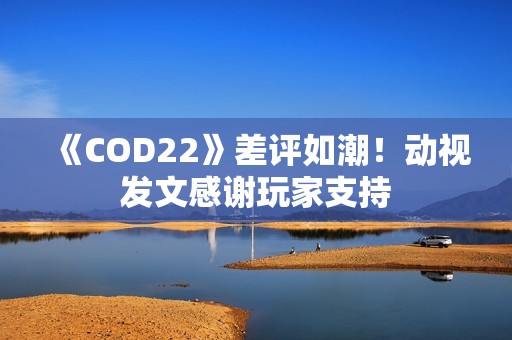 《COD22》差评如潮！动视发文感谢玩家支持