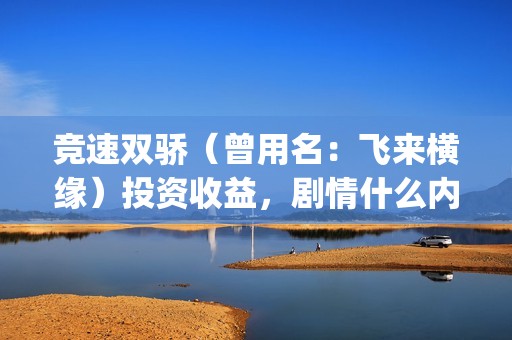 竞速双骄（曾用名：飞来横缘）投资收益，剧情什么内容？参与门槛要多少？(竞速双骄开机发布会)