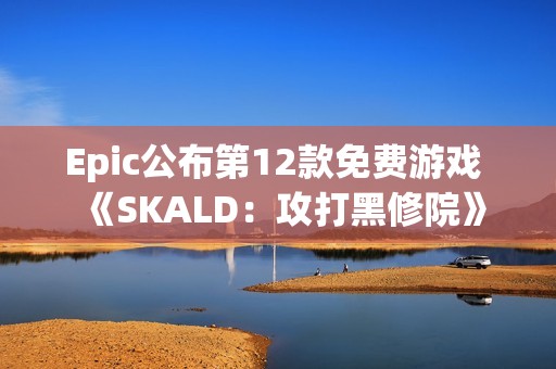 Epic公布第12款免费游戏 《SKALD：攻打黑修院》