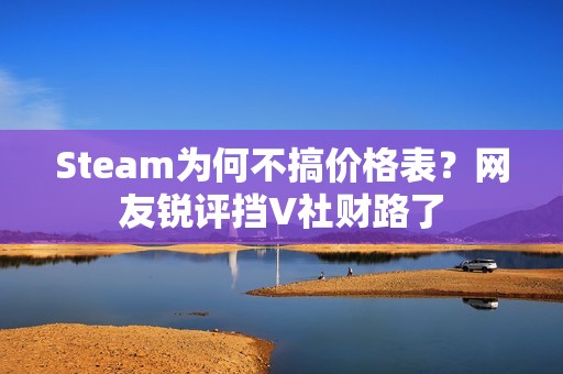Steam为何不搞价格表？网友锐评挡V社财路了