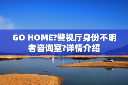 GO HOME?警视厅身份不明者咨询室?详情介绍