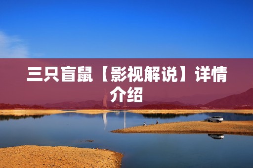 三只盲鼠【影视解说】详情介绍