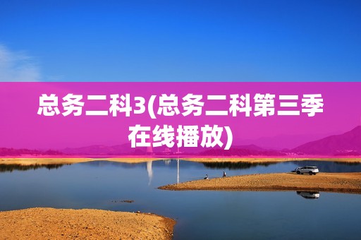 总务二科3(总务二科第三季在线播放)