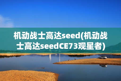 机动战士高达seed(机动战士高达seedCE73观星者)