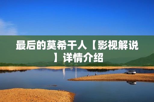 最后的莫希干人【影视解说】详情介绍