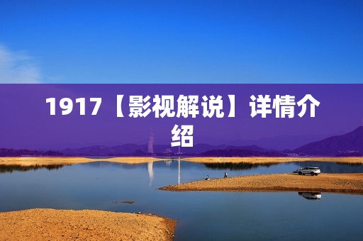 1917【影视解说】详情介绍