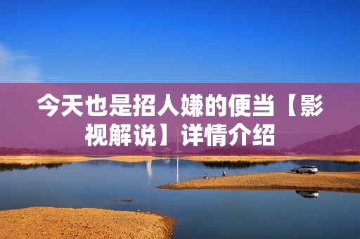 今天也是招人嫌的便当【影视解说】详情介绍