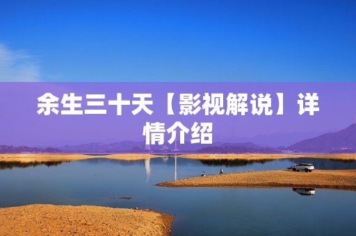 余生三十天【影视解说】详情介绍