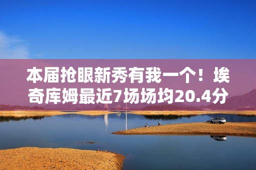 本届抢眼新秀有我一个！埃奇库姆最近7场场均20.4分5板3.4助1.6断
