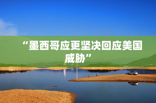 “墨西哥应更坚决回应美国威胁”