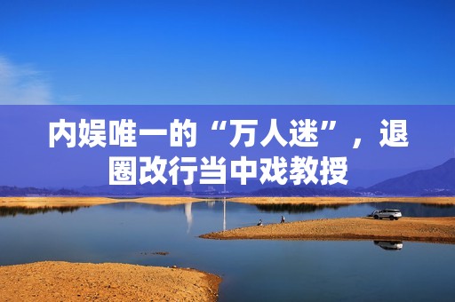 内娱唯一的“万人迷”，退圈改行当中戏教授