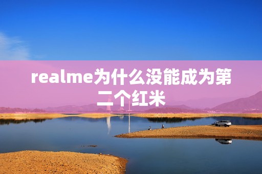 realme为什么没能成为第二个红米