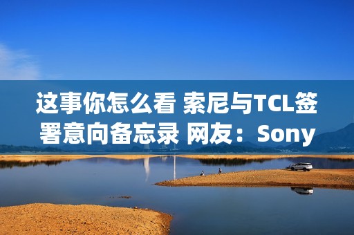 这事你怎么看 索尼与TCL签署意向备忘录 网友：Sony变Tony了