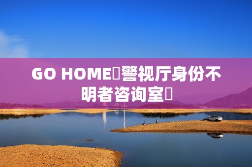 GO HOME〜警视厅身份不明者咨询室〜