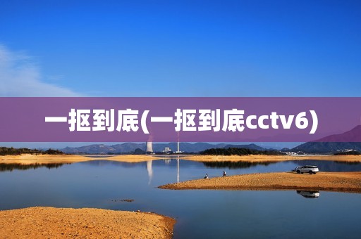 一抠到底(一抠到底cctv6)