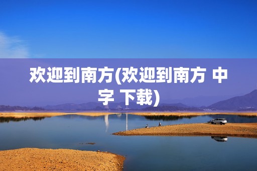 欢迎到南方(欢迎到南方 中字 下载)