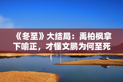 《冬至》大结局：禹柏枫拿下喻正，才懂文鹏为何至死不原谅刘燕
