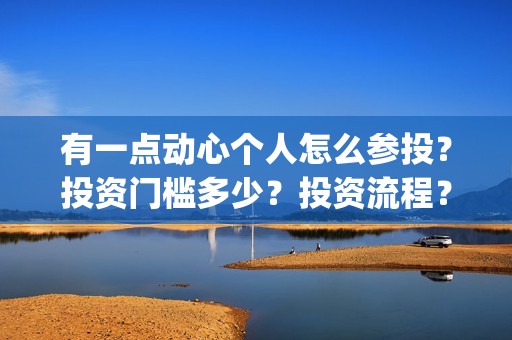 有一点动心个人怎么参投？投资门槛多少？投资流程？(有一点动心的经典语录)