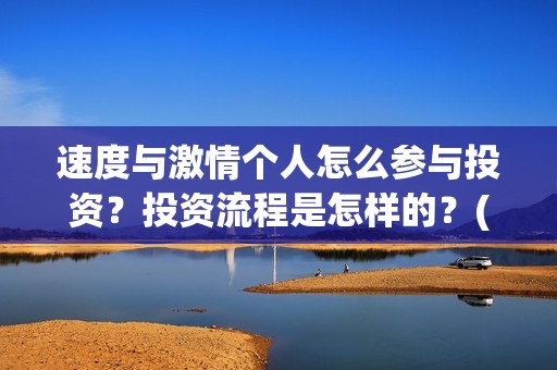 速度与激情个人怎么参与投资？投资流程是怎样的？(速度与激情人员简介)