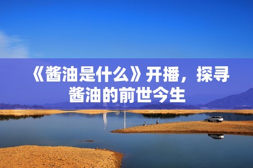 《酱油是什么》开播，探寻酱油的前世今生