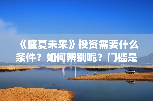 《盛夏未来》投资需要什么条件?如何辨别呢?门槛是多少?(盛夏未来1) 《盛夏未来》投资需要什么条件?如何辨别呢?门槛是多少?(盛夏未来1)