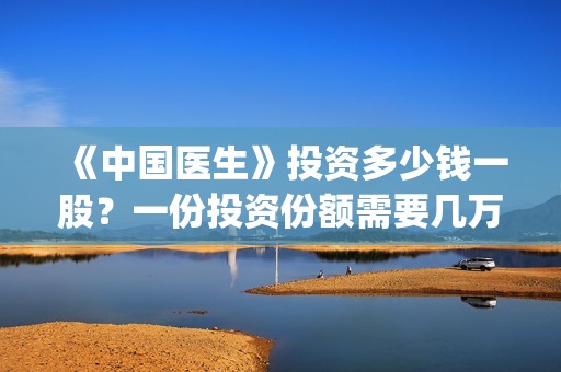 《中国医生》投资多少钱一股？一份投资份额需要几万？值得投资吗？(《中国医生》投资方)